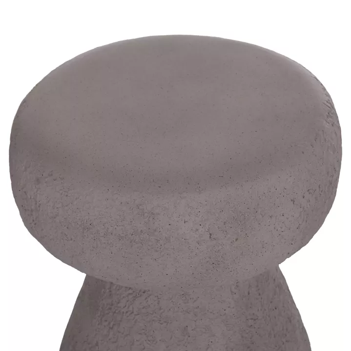 ΣΚΑΜΠΟ ΣΤΡΟΓΓΥΛΟ INTERON HM18171.03 FIBER CEMENT ΣΕ ΓΚΡΙ--Φ34x39Υεκ.