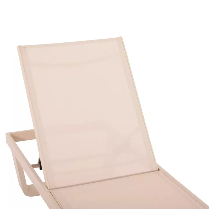 ΞΑΠΛΩΣΤΡΑ ΑΛΟΥΜΙΝΙΟΥ ΜΕ ΥΦΑΣΜΑ TESLIN RICKON HM6292.04 ΣΕ ΣΑΜΠΑΝΙ 198x61,5x97Υεκ.