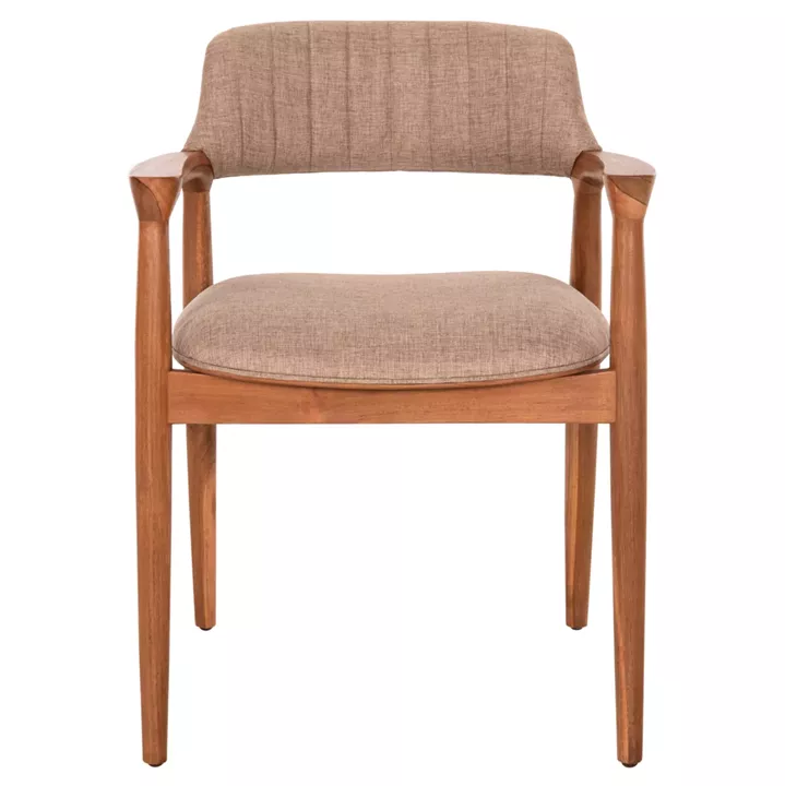 ΠΟΛΥΘΡΟΝΑ JAMES HM18259 TEAK WOOD ΜΕ ΣΑΜΠΑΝΙ ΥΦΑΣΜΑ 57x52x76Υεκ.