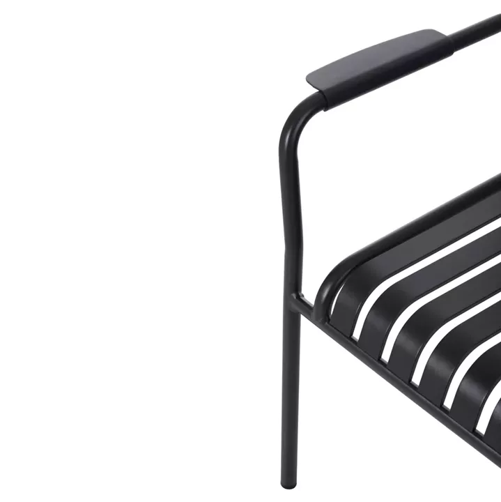 OUTDOOR DINING SET 7PCS KRUM HM21132.03 DARK GREY ALUMINUM