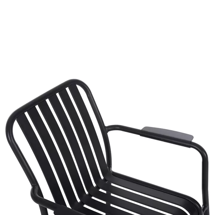 OUTDOOR DINING SET 7PCS KRUM HM21132.03 DARK GREY ALUMINUM