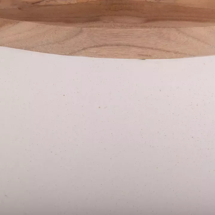 ΔΙΑΚΟΣΜΗΤΙΚΟ ΒΑΖΟ ΔΑΠΕΔΟΥ LINTER HM4662.02L FIBER CEMENT ΛΕΥΚΟ--ΞΥΛΟ ΤΕΑΚ Φ41x47Υεκ.