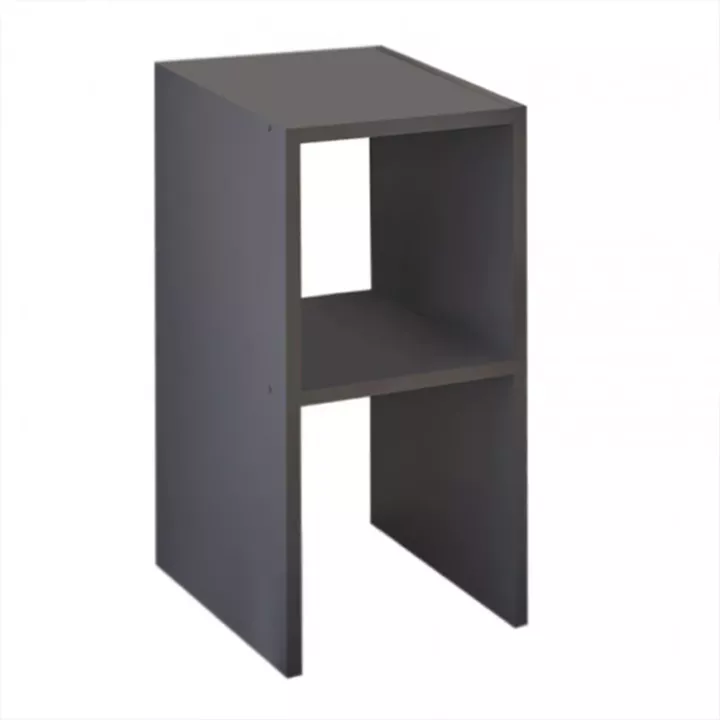 Deseo pakoworld bedside table in anthracite shade 30x30x60cm