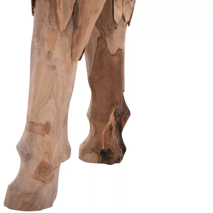 DECORATIVE DONKEY HM4387 RECYCLED TEAK WOOD IN NATURAL COLOR 103x33x99,5Hcm.