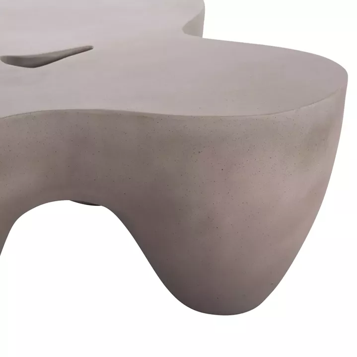 COFFEE TABLE SALLEN HM18161.03 FIBER CEMENT IN GREY--108x94x38.5Hcm.