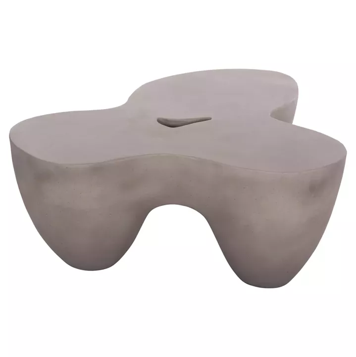 COFFEE TABLE SALLEN HM18161.03 FIBER CEMENT IN GREY--108x94x38.5Hcm.