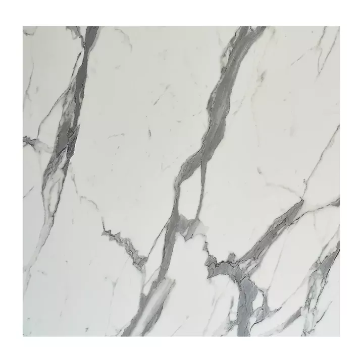 HPL TABLETOP HM5837.31 SQUARE IN WHITE MARBLE COLOR 60X60cm