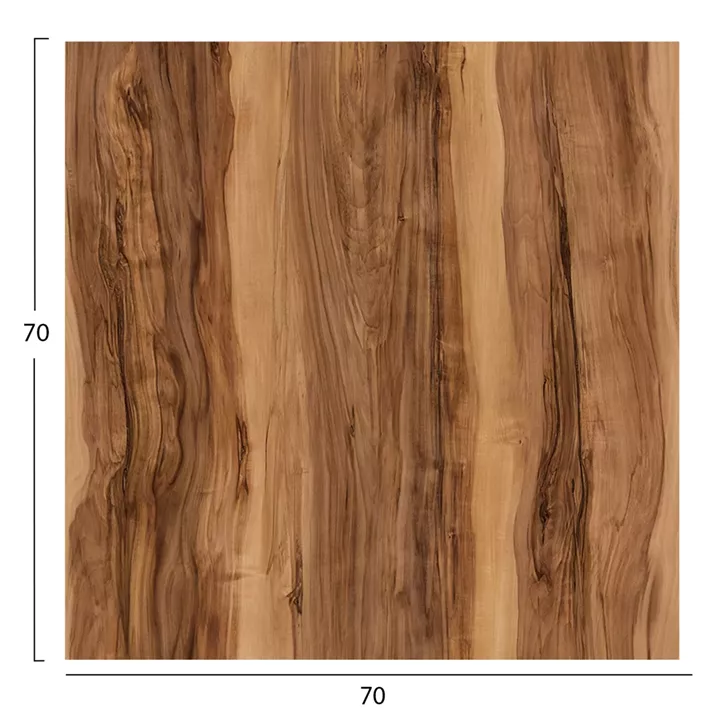 SQUARE HPL TABLETOP HM5838.30 INDIAN SHEESHAM 70x70cm.