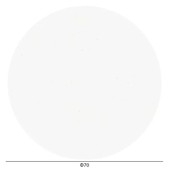 HPL TABLETOP HM5842.22 ROUND IN WHITE Φ70cm.