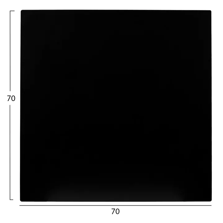 SQUARE HPL TABLETOP HM5838.21 BLACK 70x70cm.