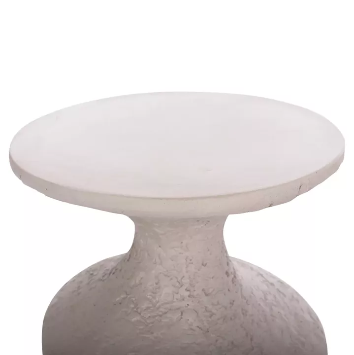 SIDE TABLE REBON HM18156.03S FIBER CEMENT IN GREY--Φ27.5x50Hcm
