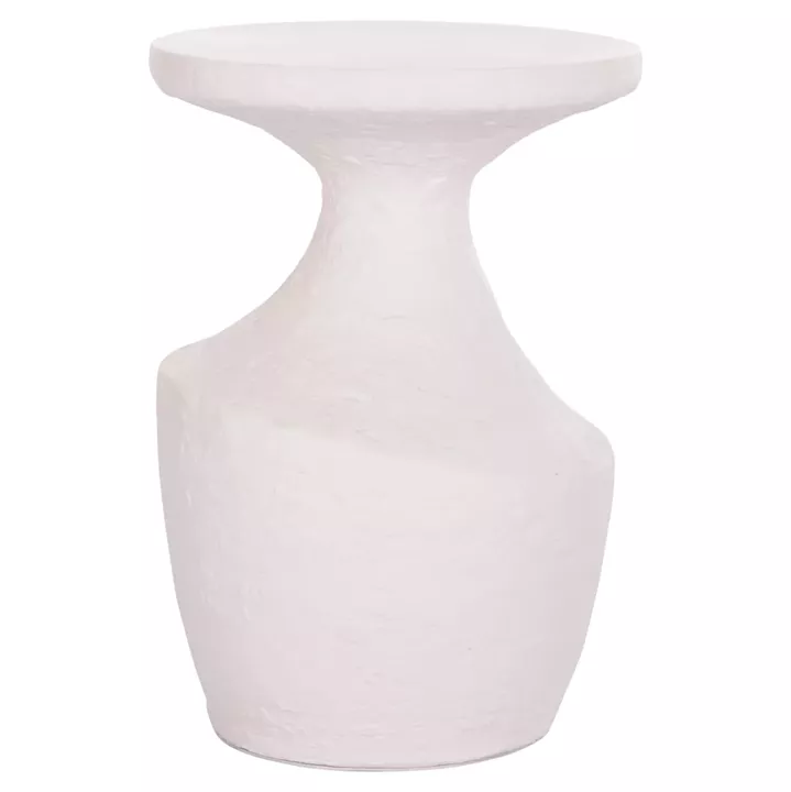 ΤΡΑΠΕΖΙ ΒΟΗΘΗΤΙΚΟ REBON HM18156.02L FIBER CEMENT ΣΕ ΛΕΥΚΟ--Φ40x56.5Υεκ.