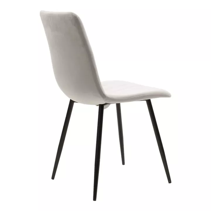 Dining table Julita-Noor pakoworld set of 3 pcs MDF black-grey-natural legs D60x76cm