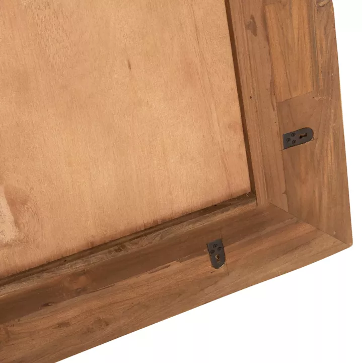 WALL MIRROR HM7942 RECYCLED TEAK WOOD FRAME 80x4x180Hcm.