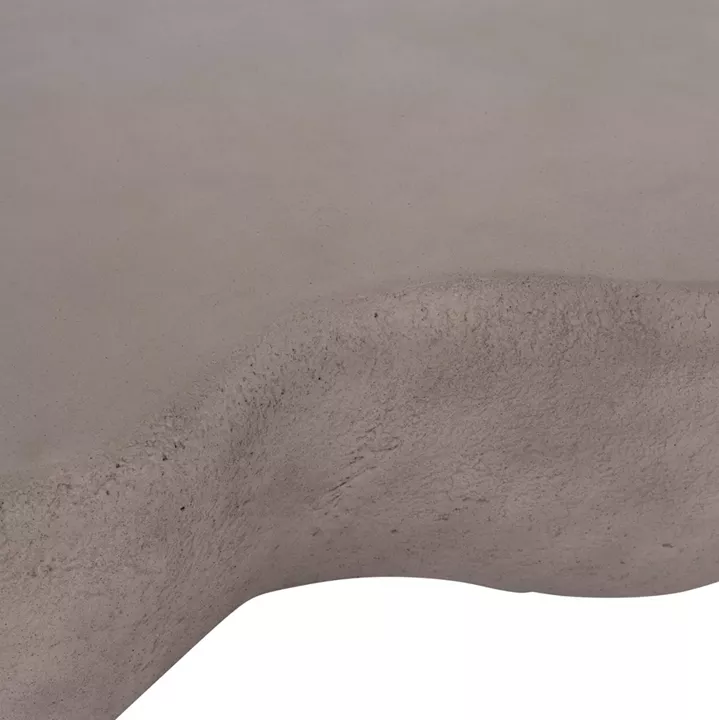 COFFEE TABLE GERSON HM18151.03L FIBER CEMENT IN GREY--122x78,5x40Hcm.