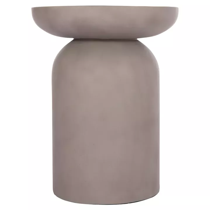 ΒΟΗΘΗΤΙΚΟ ΤΡΑΠΕΖΙ ANNA HM18160.03 FIBER CEMENT ΣΕ ΓΚΡΙ--Φ60x76Υεκ.