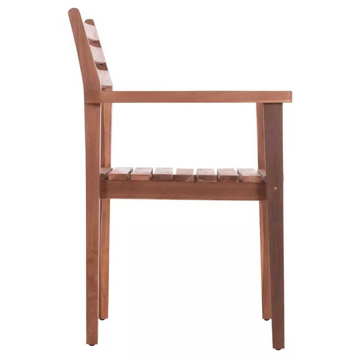 ARMCHAIR KEMPO HM6358 TEAK WOOD IN NATURAL--58x58.5x88Hcm.