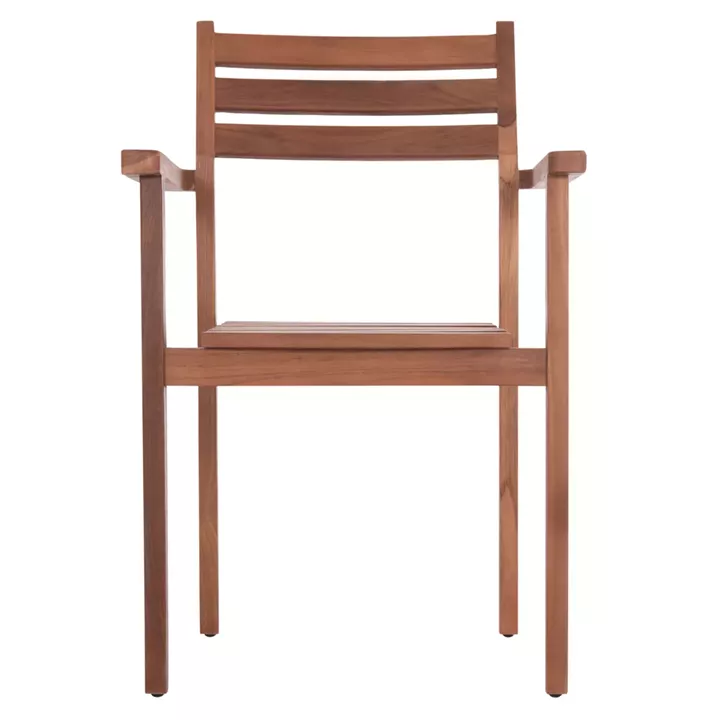 ARMCHAIR KEMPO HM6358 TEAK WOOD IN NATURAL--58x58.5x88Hcm.