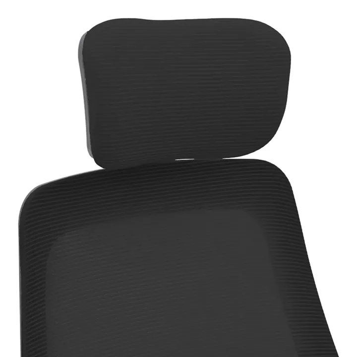 Καρέκλα γραφείου Peja pakoworld mesh ύφασμα μαύρο 58x60x107-117εκ