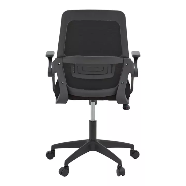 Office chair Reji pakoworld fabric mesh black 58x60x89-99cm