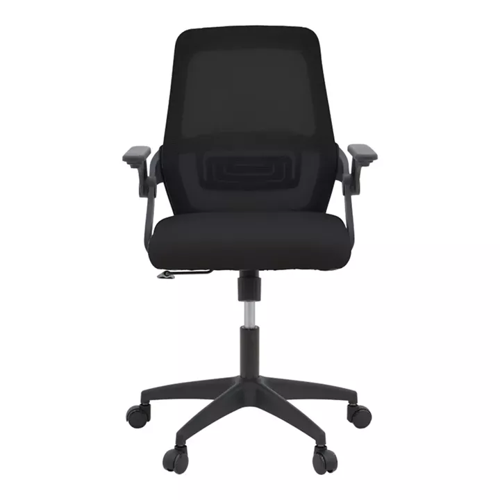 Office chair Reji pakoworld fabric mesh black 58x60x89-99cm