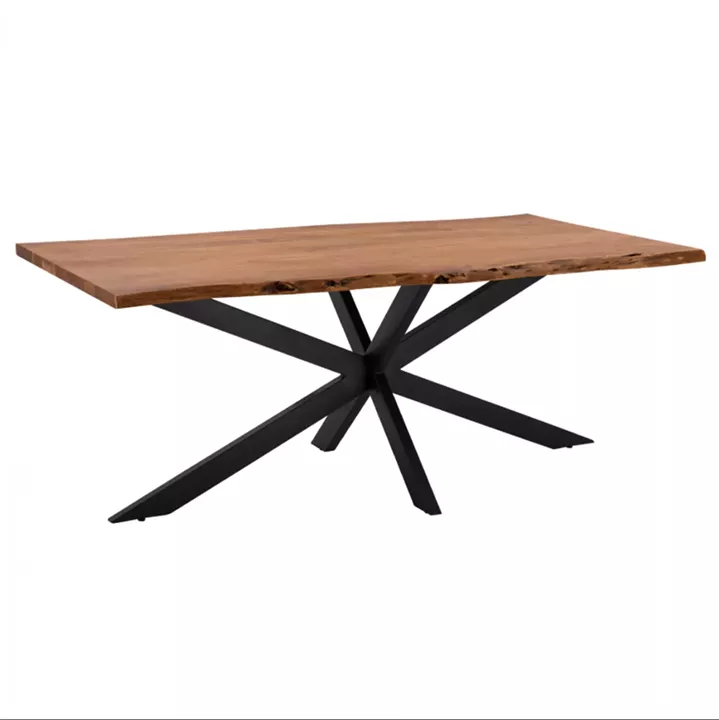 Dining Table 200x106x77 Montana Superior 3.5 thickness Solid Acacia  HM8716.11