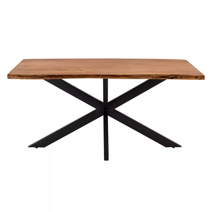 Dining Table 160x90x77 Montana Superior 3.5 thickness Solid Acacia HM8481.11