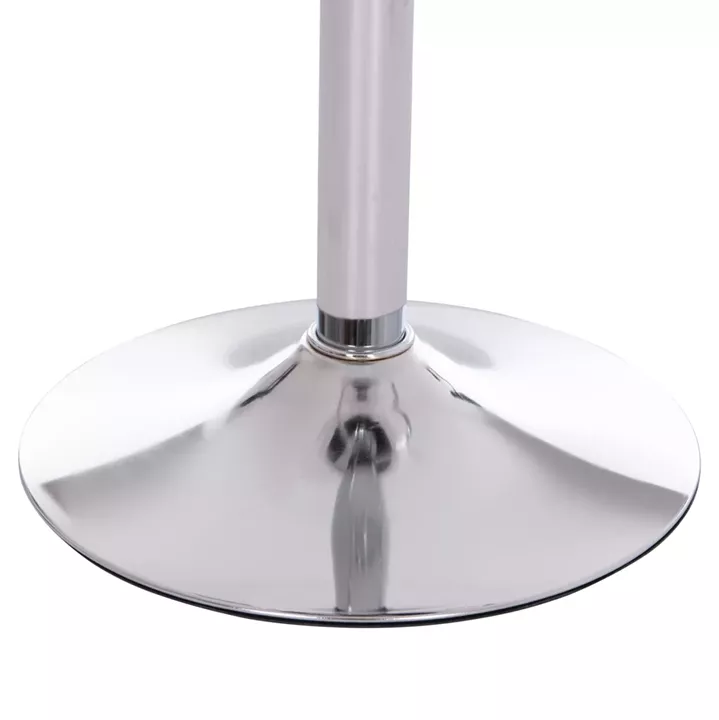 BAR STOOL SWIVEL REA HM203.22 WITH SUSPENSION-WHITE PU 54x47x96Hcm.