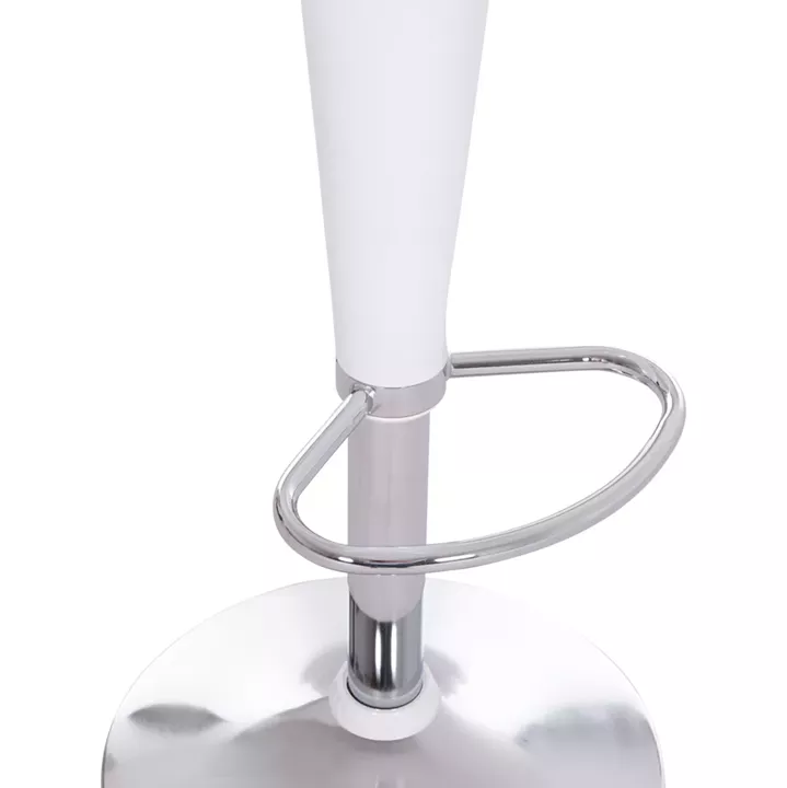 BAR STOOL SWIVEL DAISY HM200.22 ABS IN WHITE--SUSPENSION 44x38x85Hcm.