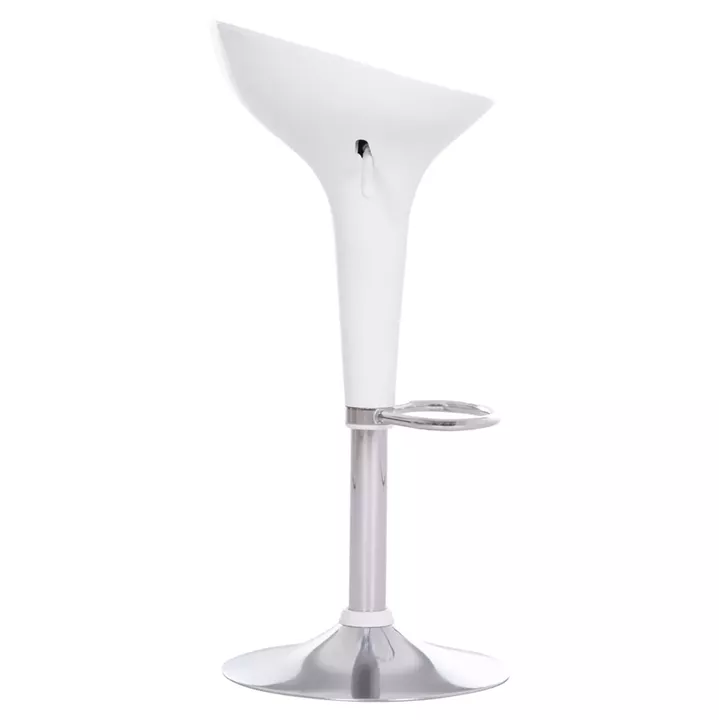 BAR STOOL SWIVEL DAISY HM200.22 ABS IN WHITE--SUSPENSION 44x38x85Hcm.