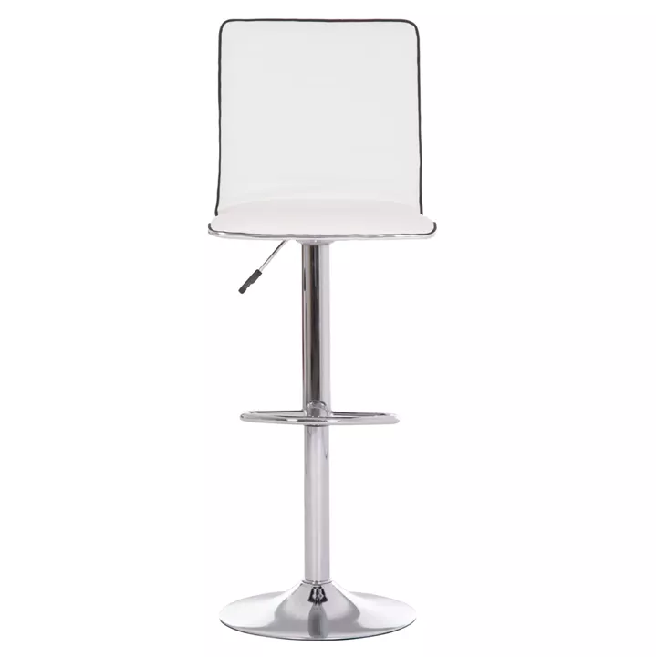 BAR STOOL SWIVEL NEXUS HM209.22 SUSPENSION & WHITE PU 43x47x116Hcm.