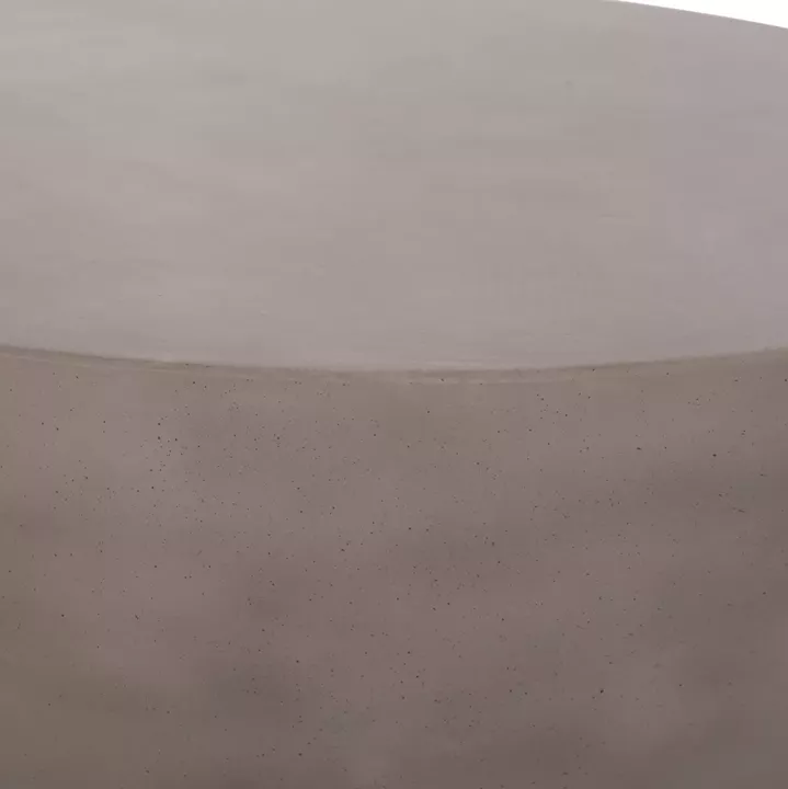 COFFEE TABLE ROUND ALLAN HM18162.03 FIBER CEMENT IN GREY--Φ92x49Hcm.