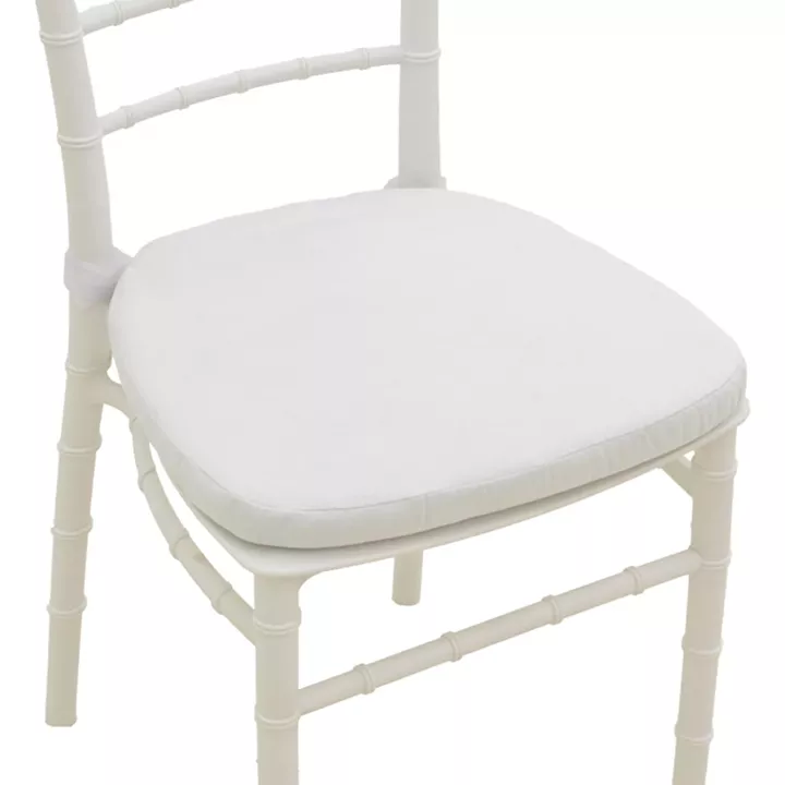 Tiffany chair pakoworld with cushion transparent pc 40x40x88cm