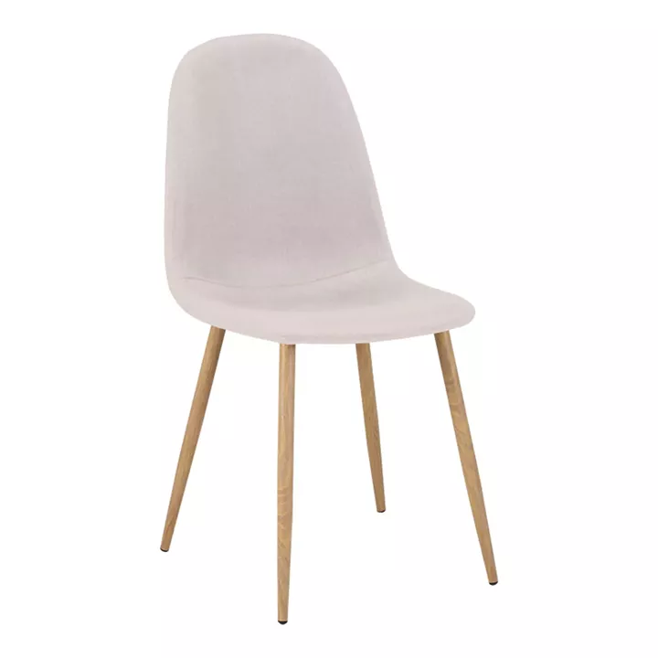 Bella-Manka pakoworld dining table set of 3 pieces in white 80x80x77cm