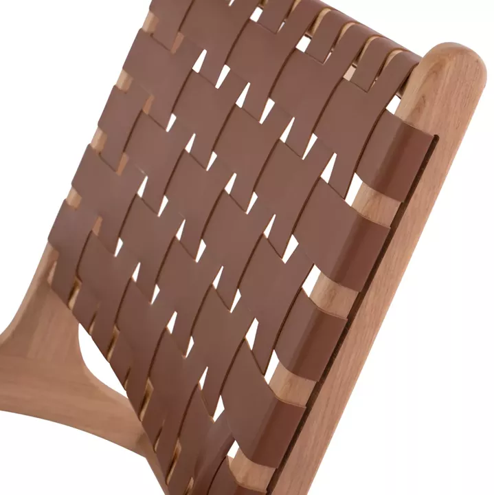HM9326.01 ARMCHAIR FELIPE TOON WOOD PU knitted 68X79X69H