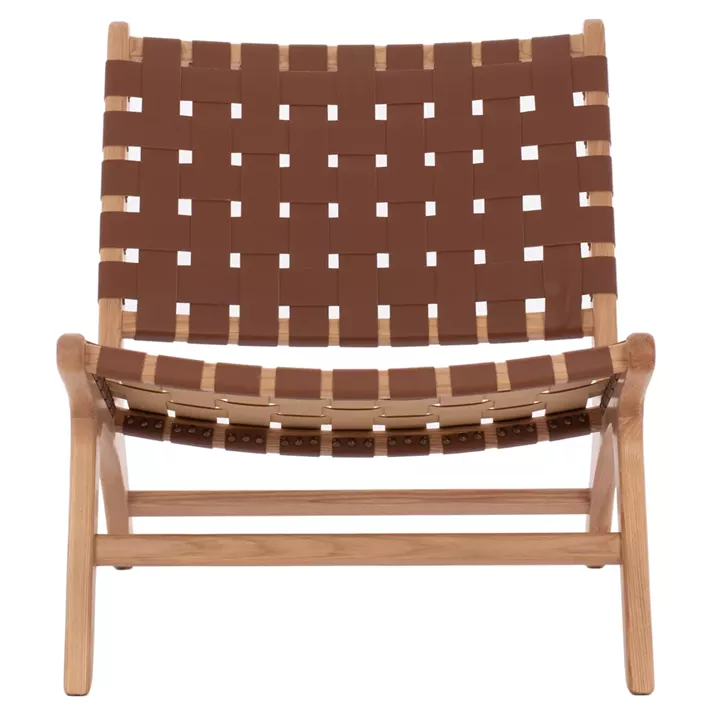 HM9326.01 ARMCHAIR FELIPE TOON WOOD PU knitted 68X79X69H