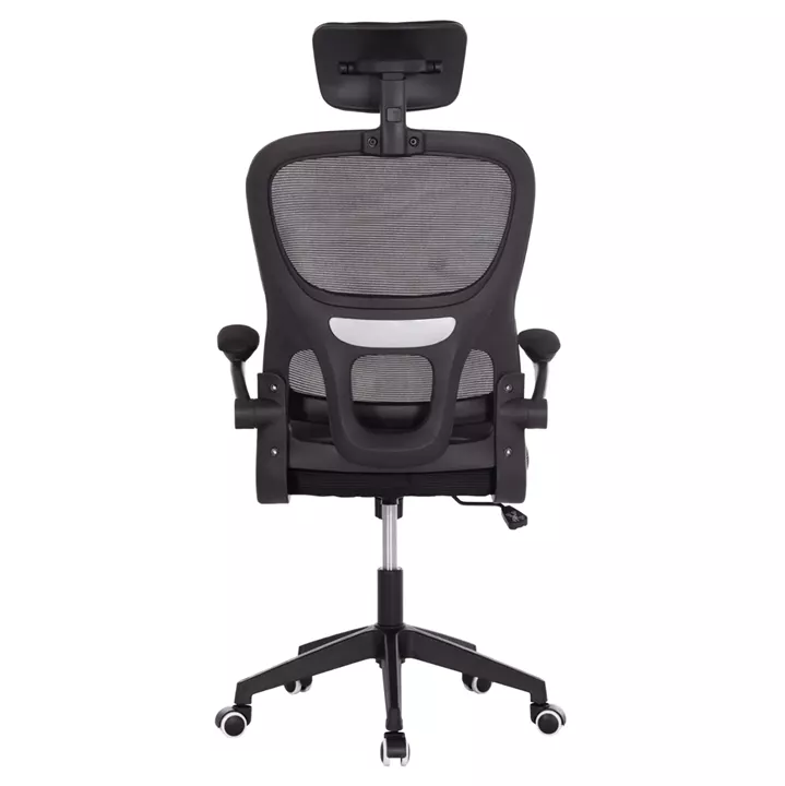 ΚΑΡΕΚΛΑ ΓΡΑΦΕΙΟΥ BASTON HM18236.01 ΜΑΥΡΟ MESH & PP ΣΚΕΛΕΤΟΣ 64x60x117-127Υεκ.