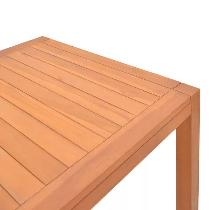 Vocaly pakoworld teak wood table in natural shade 200x100x75cm