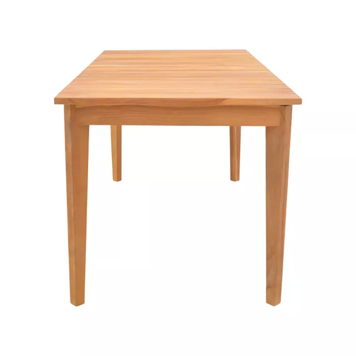 Ory pakoworld teak wood table in natural shade 160x80x75cm