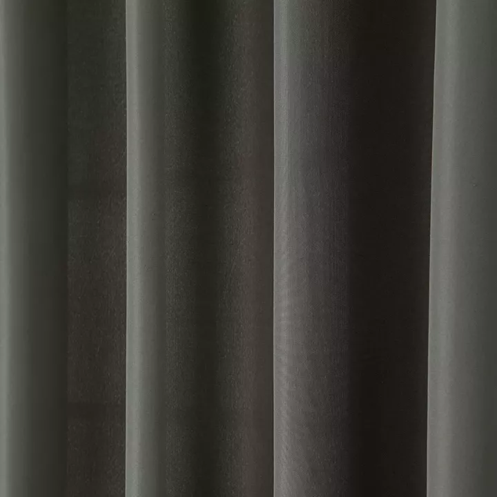 Beauty Home Κουρτίνα μεσαίας σκίασης με 8 μεταλλικούς κρίκους Effect Art 8443 140x270 Ανθρακί