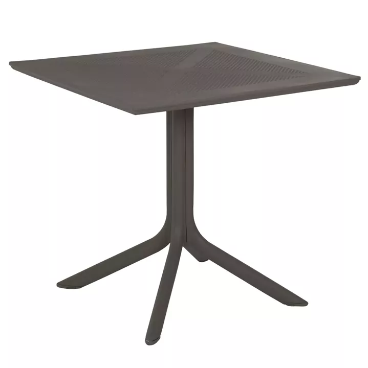OUTDOOR POLYPROPYLENE SQUARE TABLE LUNAR HM5930.15 DARK OLIVE 80x80x75Hcm.