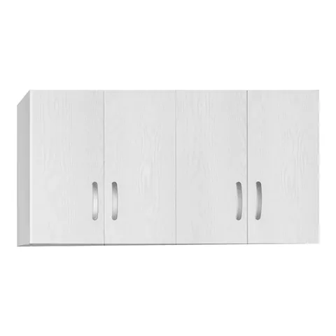 Cabinet Zelia pakoworld 4 doors white color 120x42x60cm