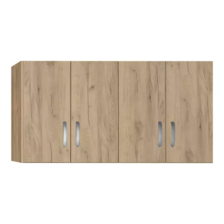 Cabinet Zelia pakoworld 4 doors oak color 120x42x60cm