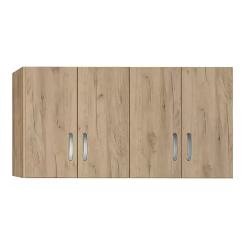 Cabinet Zelia pakoworld 4 doors oak color 120x42x60cm