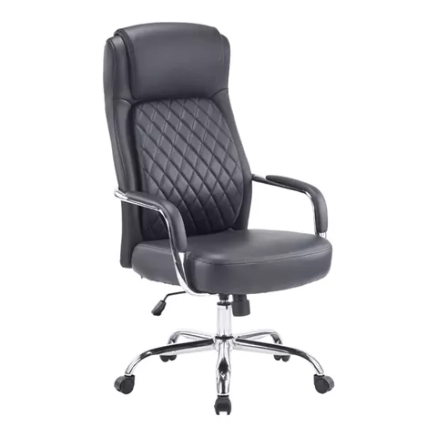 Manager office chair Rianda pakoworld black pu 70x6x116-124cm