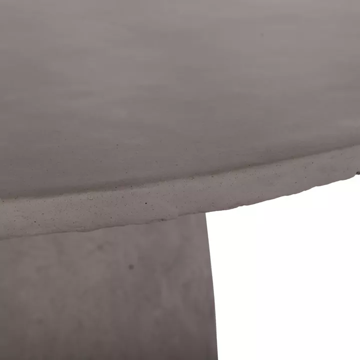 DINING TABLE ROUND SEPPO HM18154.03 FIBER CEMENT IN GREY--Φ119,5x75,5Hcm.