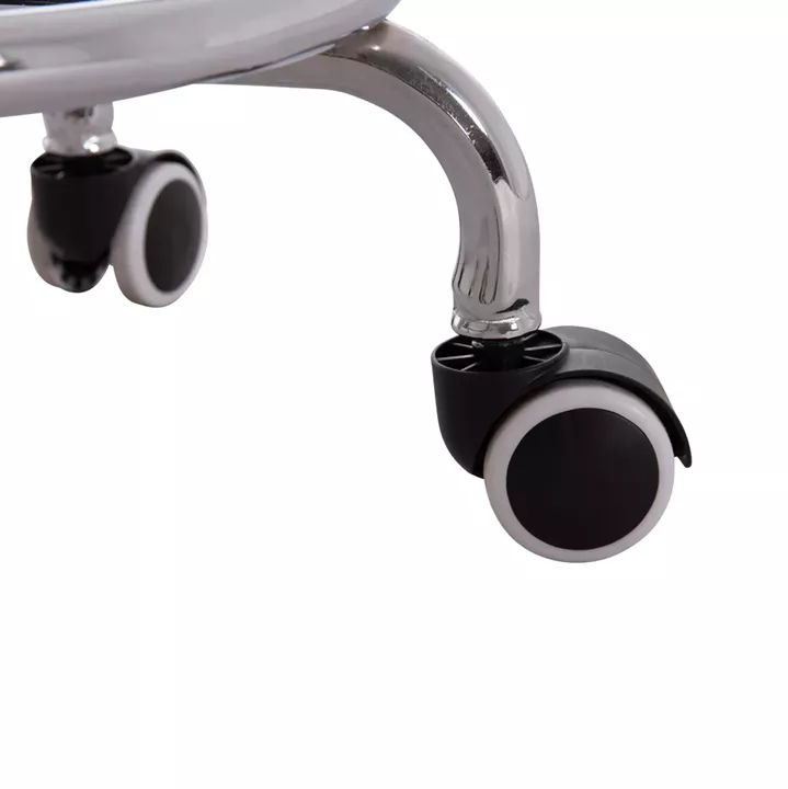 OFFICE DESIGNER'S SWIVEL STOOL IRIS HM212.21 BLACK PU Φ32x45-60Hcm.