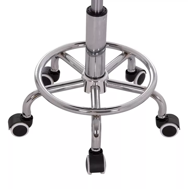 OFFICE DESIGNER'S SWIVEL STOOL IRIS HM212.21 BLACK PU Φ32x45-60Hcm.