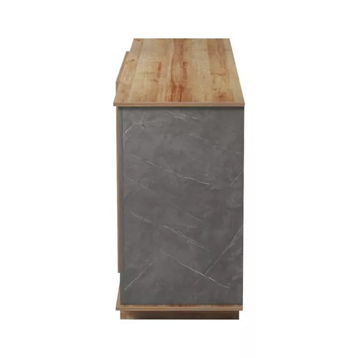 Μπουφές Zafore  pakoworld σε oak - καφέ antique απόχρωση 180x45x80εκ