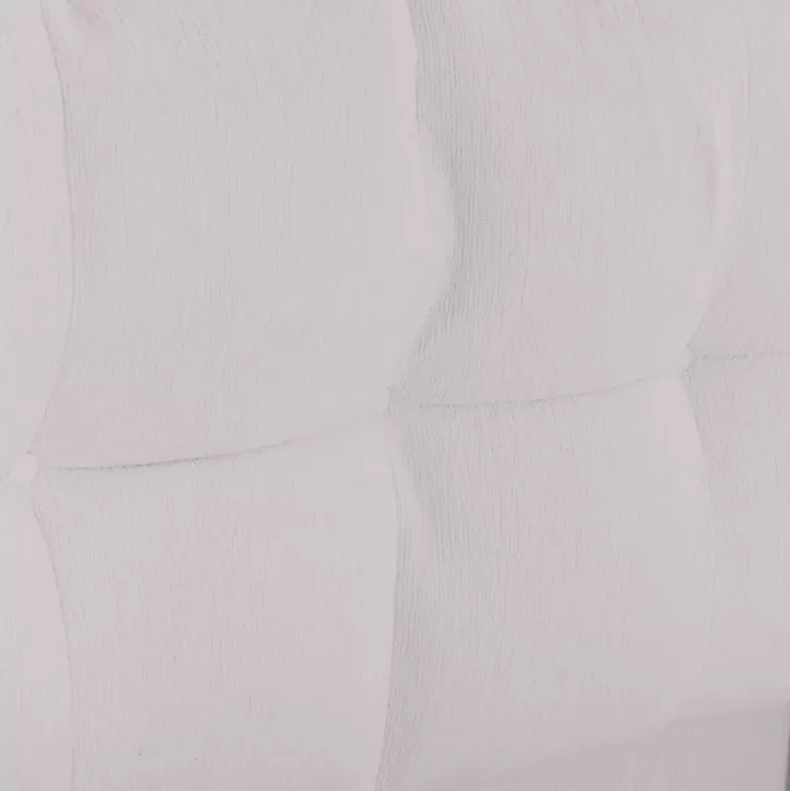 BED WITH STORAGE SPACE DREAMLET HM716.03 WHITE BOUCLE FABRIC -FOR MATTRESS 160x200cm.